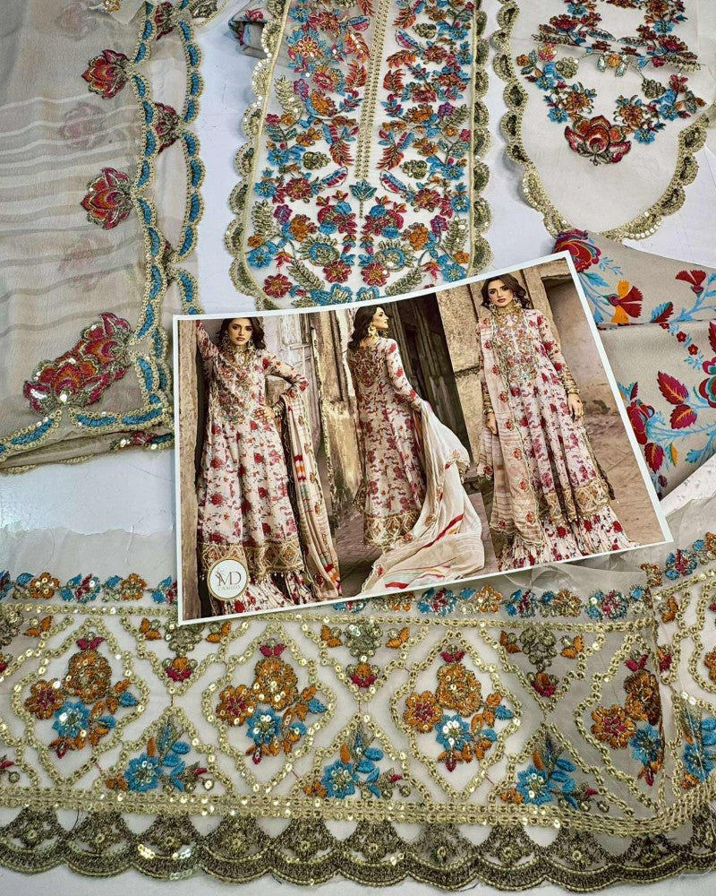 VASAL BY CHARIZMA MUGHAL KI RANI Chiffon Luxury