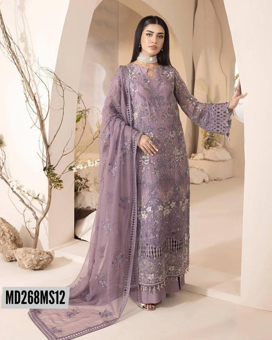 LAVISH INSPIRED CHIFFON EMBROIDERED LUXURIOUS