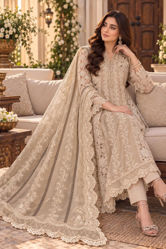 MARIA B INSPIRED INTRICATE EMBROIDERY WITH LAWN
