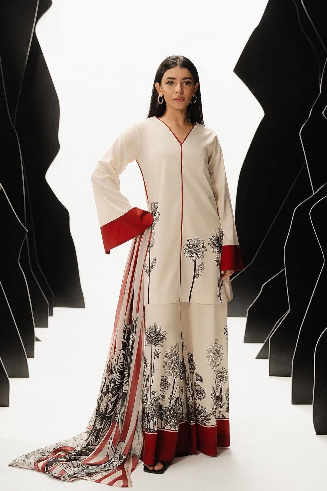 LULUSAR INSPIRED CHARMEUSE SILK DIGITAL
