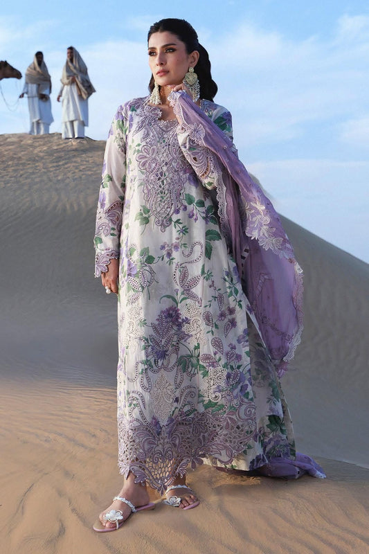 NUREH INSPIRED SWISS LAWN WITH EMBROIDERED CHIFFON DUPPATA
