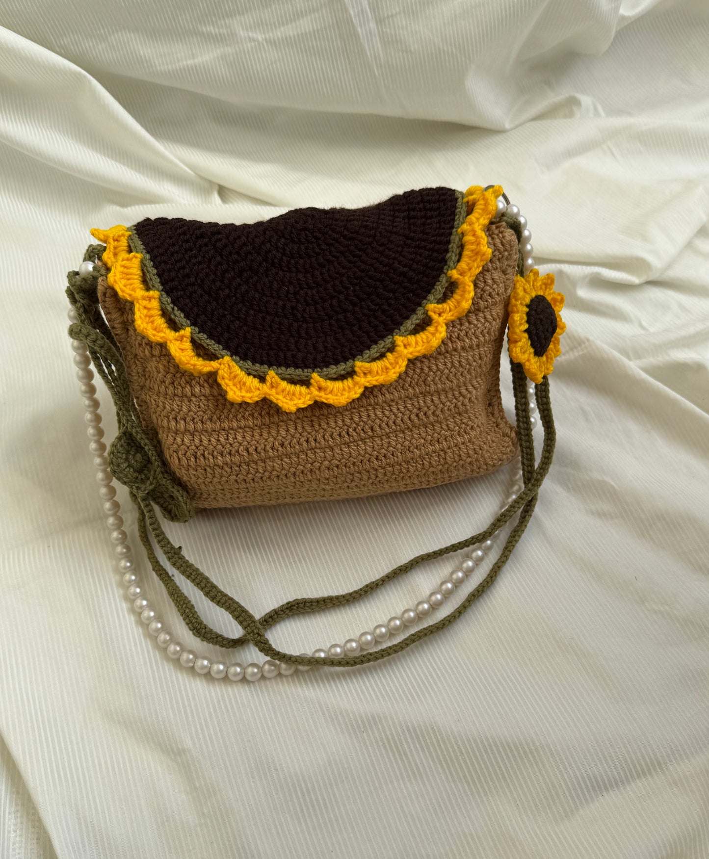 Sunny Crochet Bag Set 5 Piece Handmade Collection