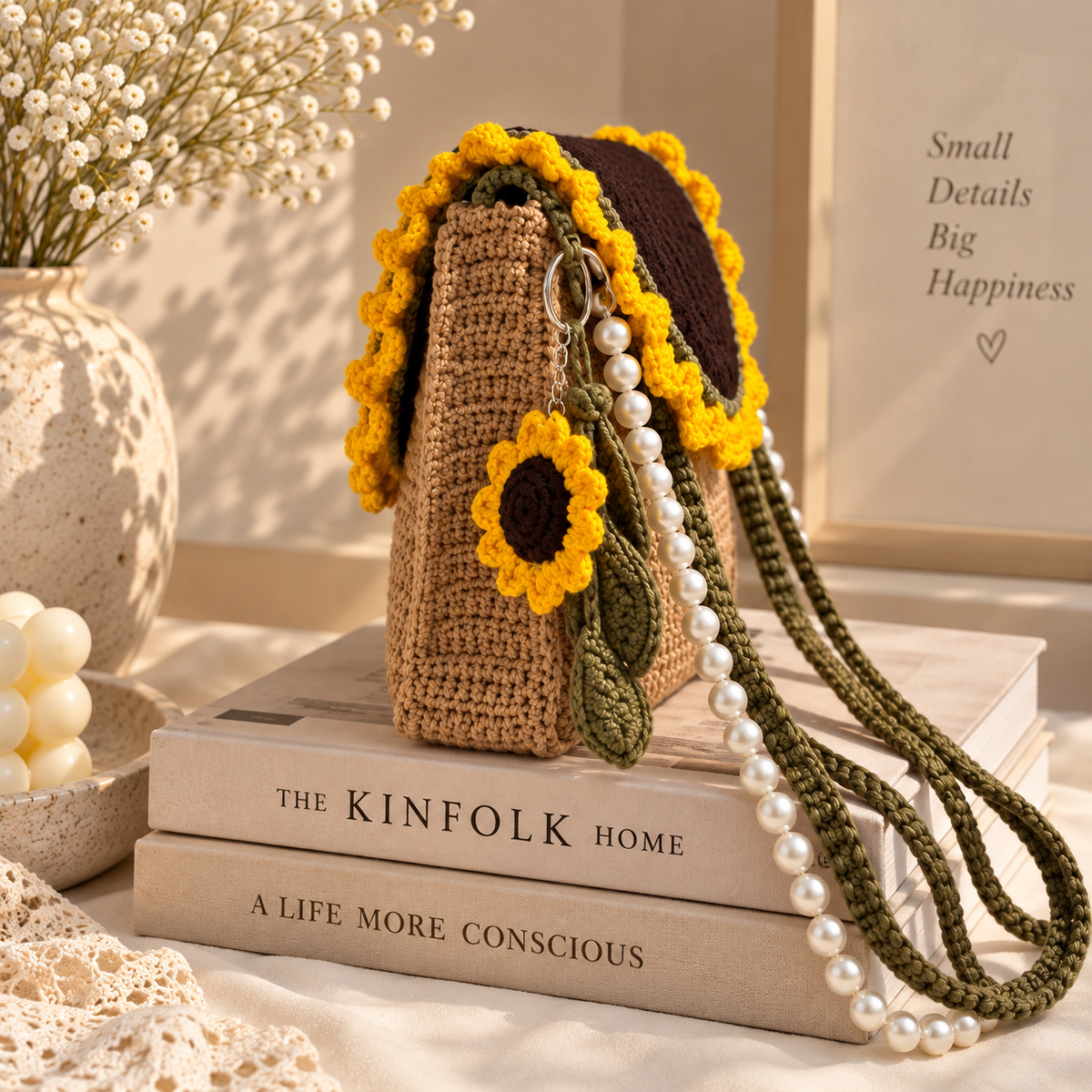 Sunny Crochet Statement Bag