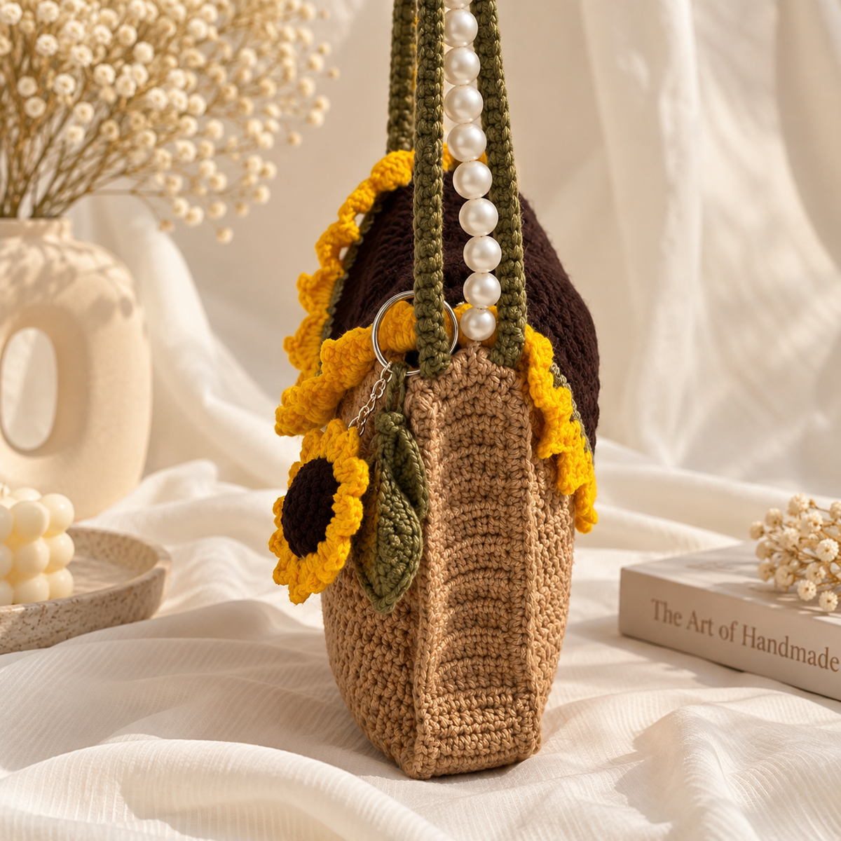 Sunny Crochet Statement Bag
