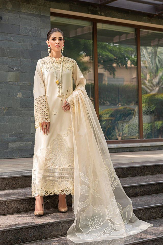 MUSHQ CREAM BLUSH LUXURY LAWN