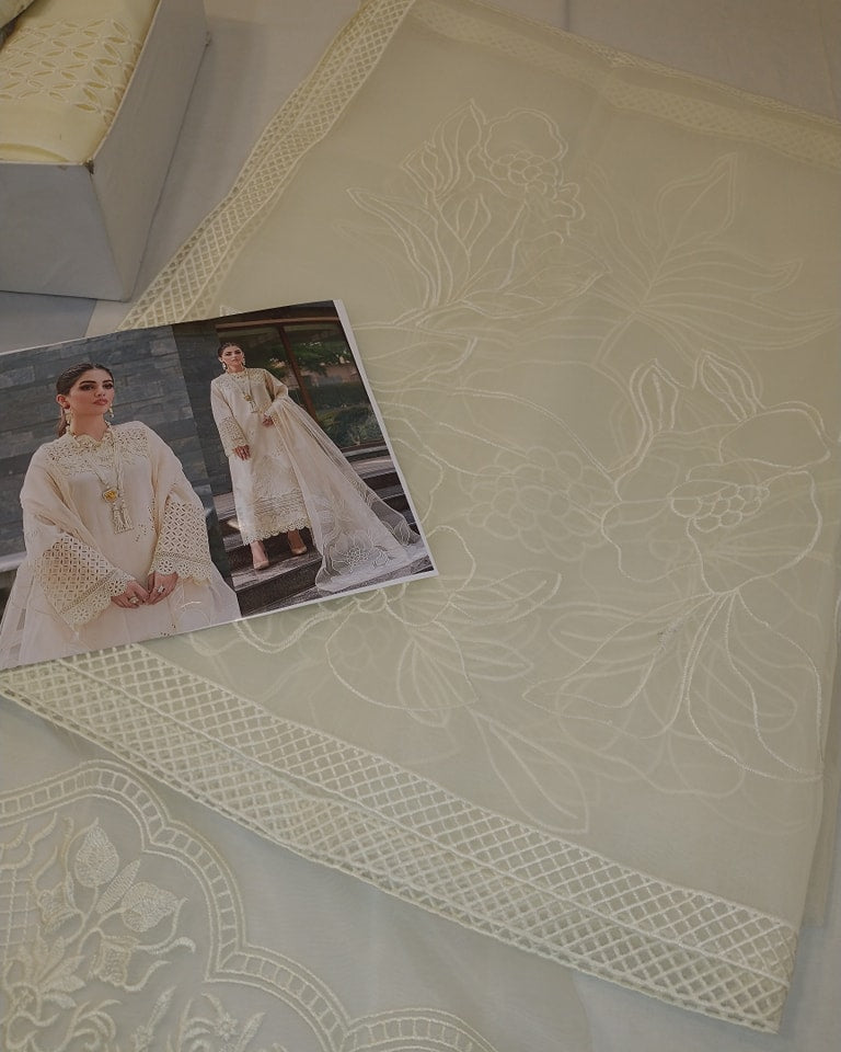 MUSHQ CREAM BLUSH LUXURY LAWN