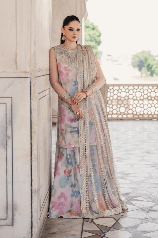 Iznik Multi Luxury Lawn Embroidered 3 Piece Unstitched