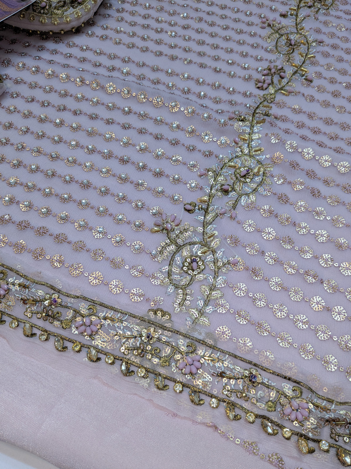 Haris Shakeel Inspired LILAC Bridal Chiffon