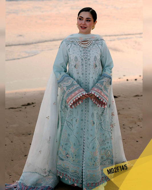 QALAMKAR AYRA LUXURIOUS EMBROIDERED LAWN