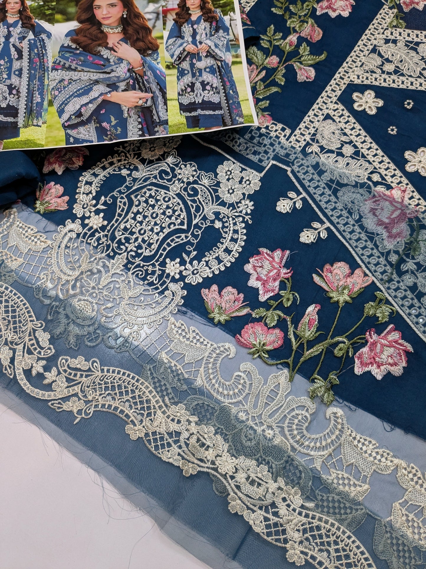 ELAF ELH ZIVA LUXURIOUS LAWN WITH PURE MONARK DUPPATA