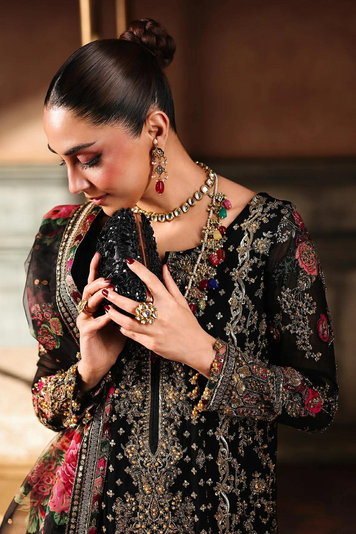 Charisma Maya Ali party wear embroidered