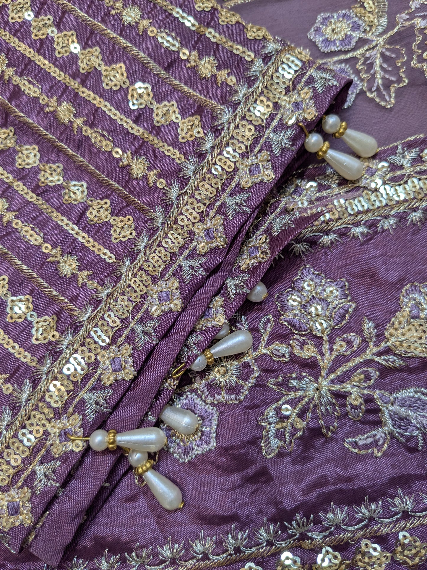 CHARISMA INSPIRED LAVENDER CHIFFON DASTAN E JASHAN