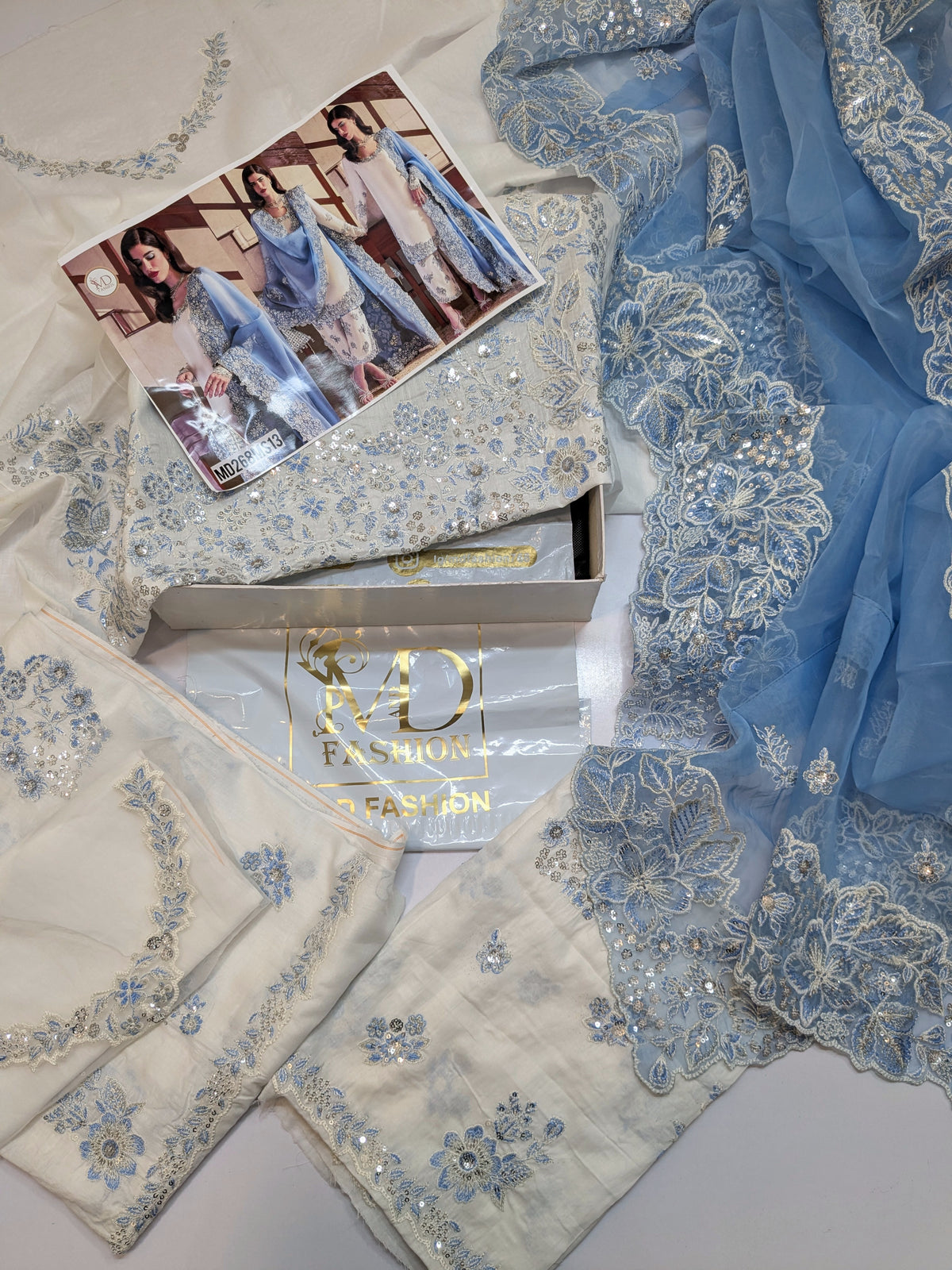 HUSSAIN REHAR INSPIRED VIRELLE LUXURIOUS LAWN