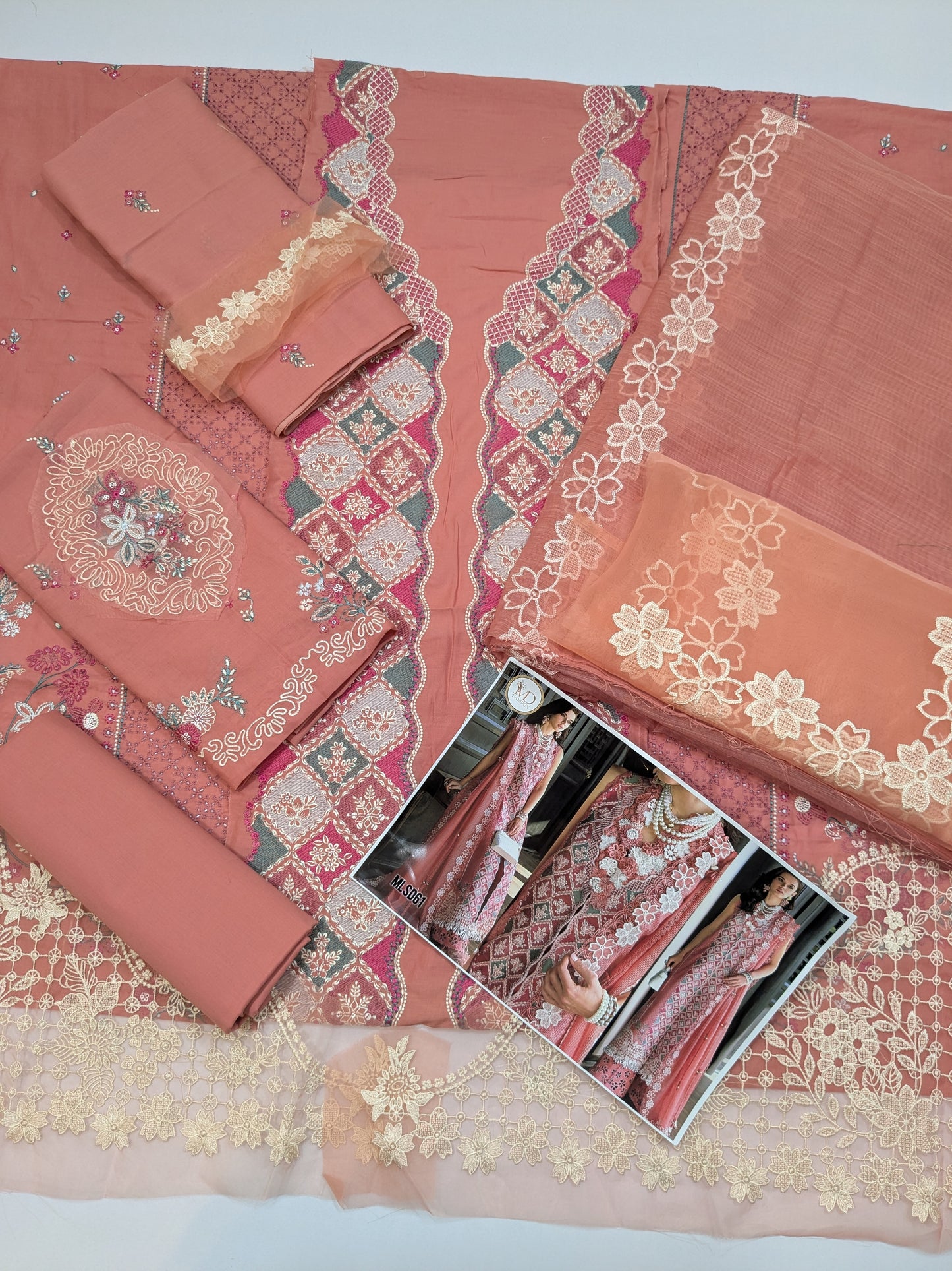 REPUBLIC WOMENSWEAR PEAVY PINK LUXURIOUS LAWN