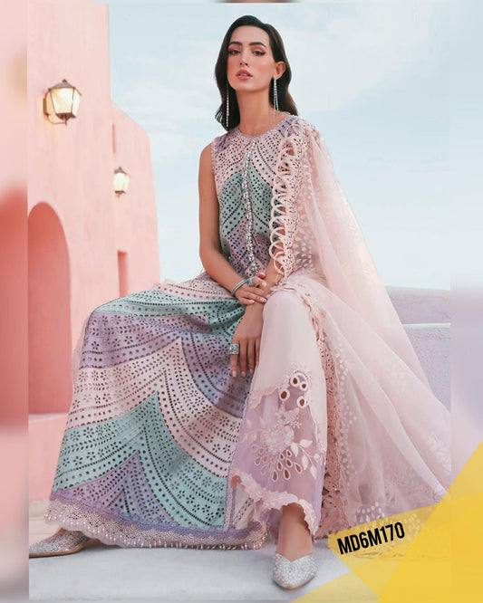 MARIA B 12B TYE DYE LUXURIOUS CHIKENKARI