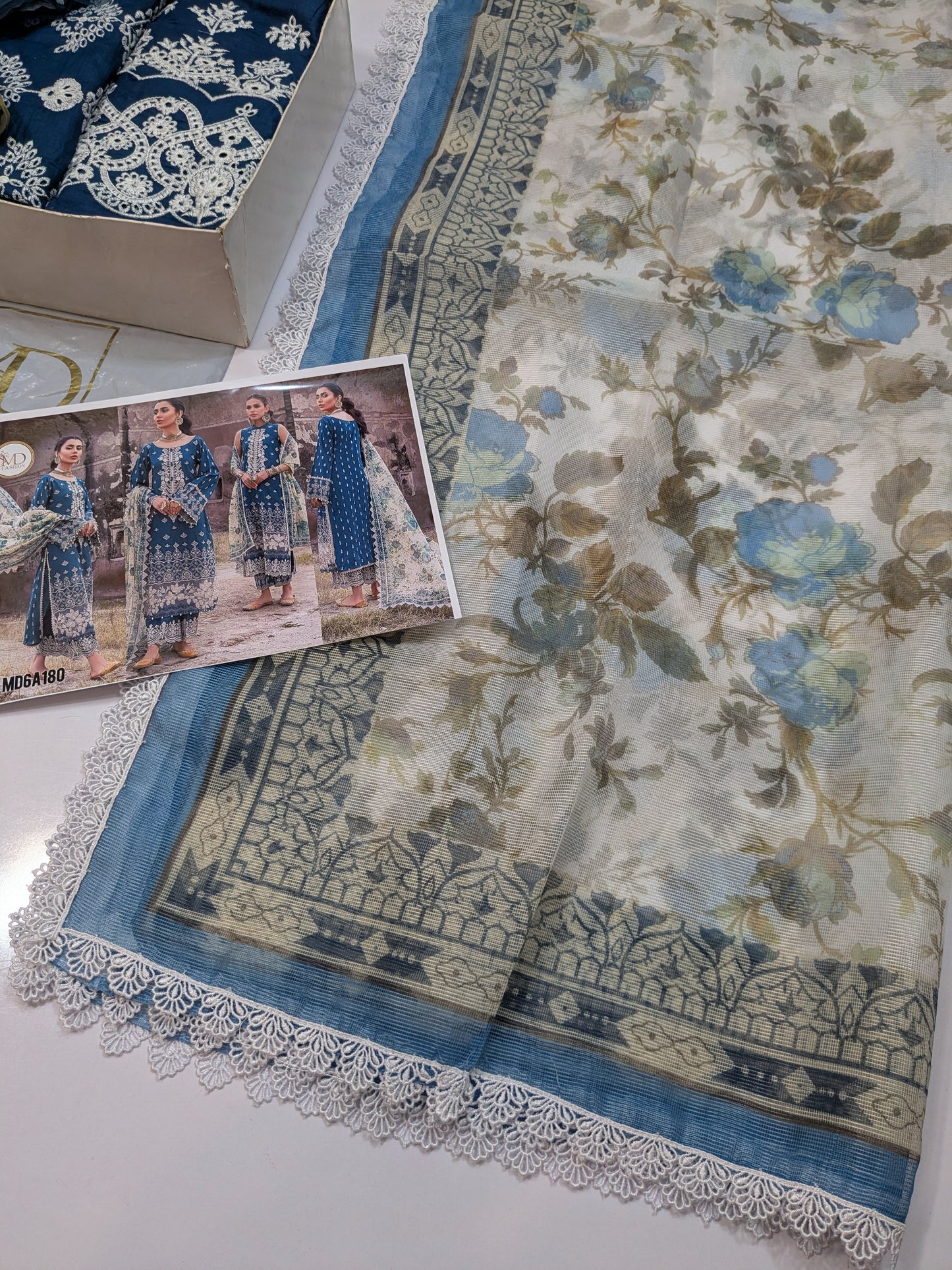 ZAINAB CHOTANI ZINC LAWN EMBROIDERED