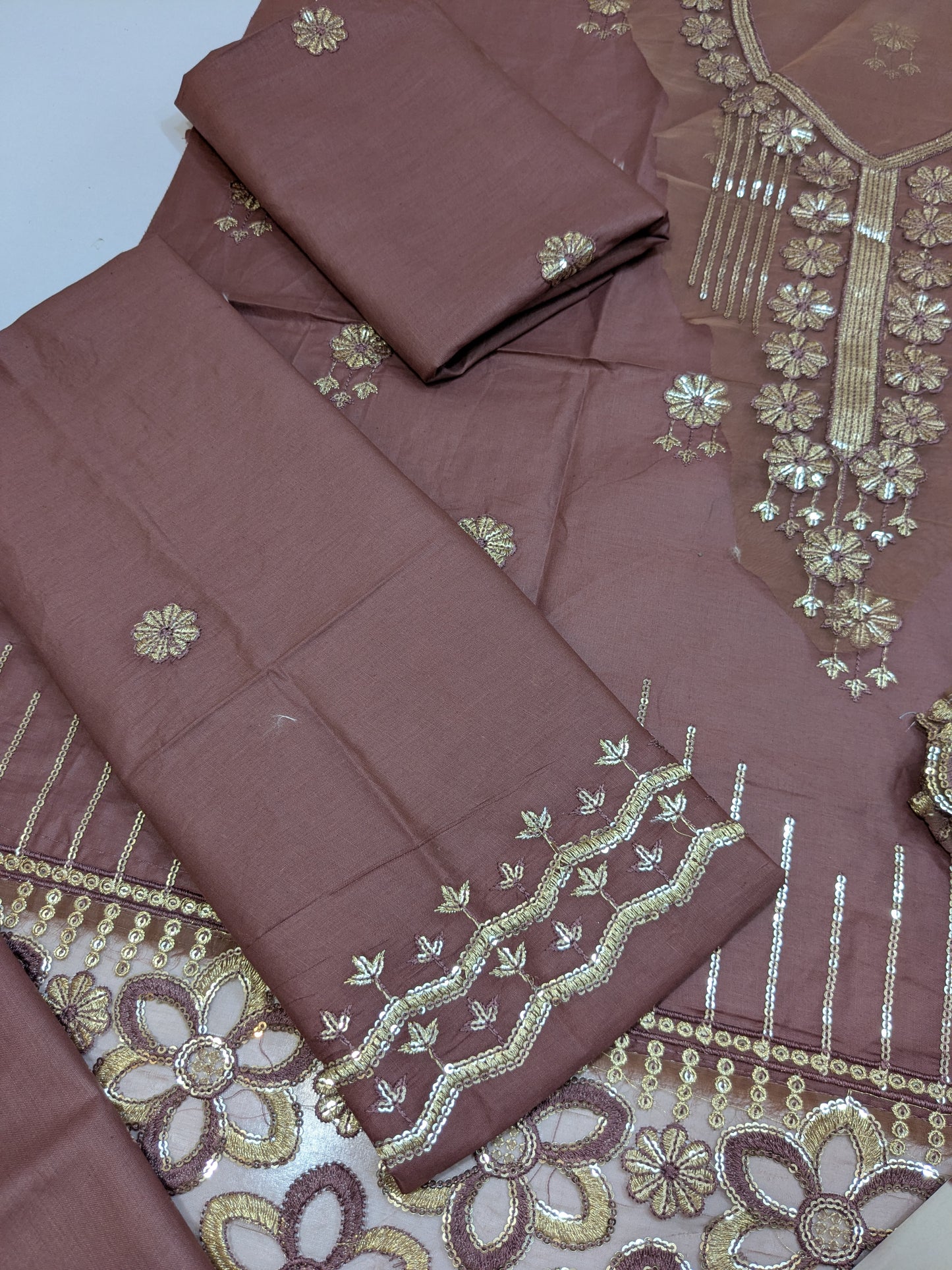 KUAWB COLLECTION DUSTY DARK MAUVE LAWN COTTON