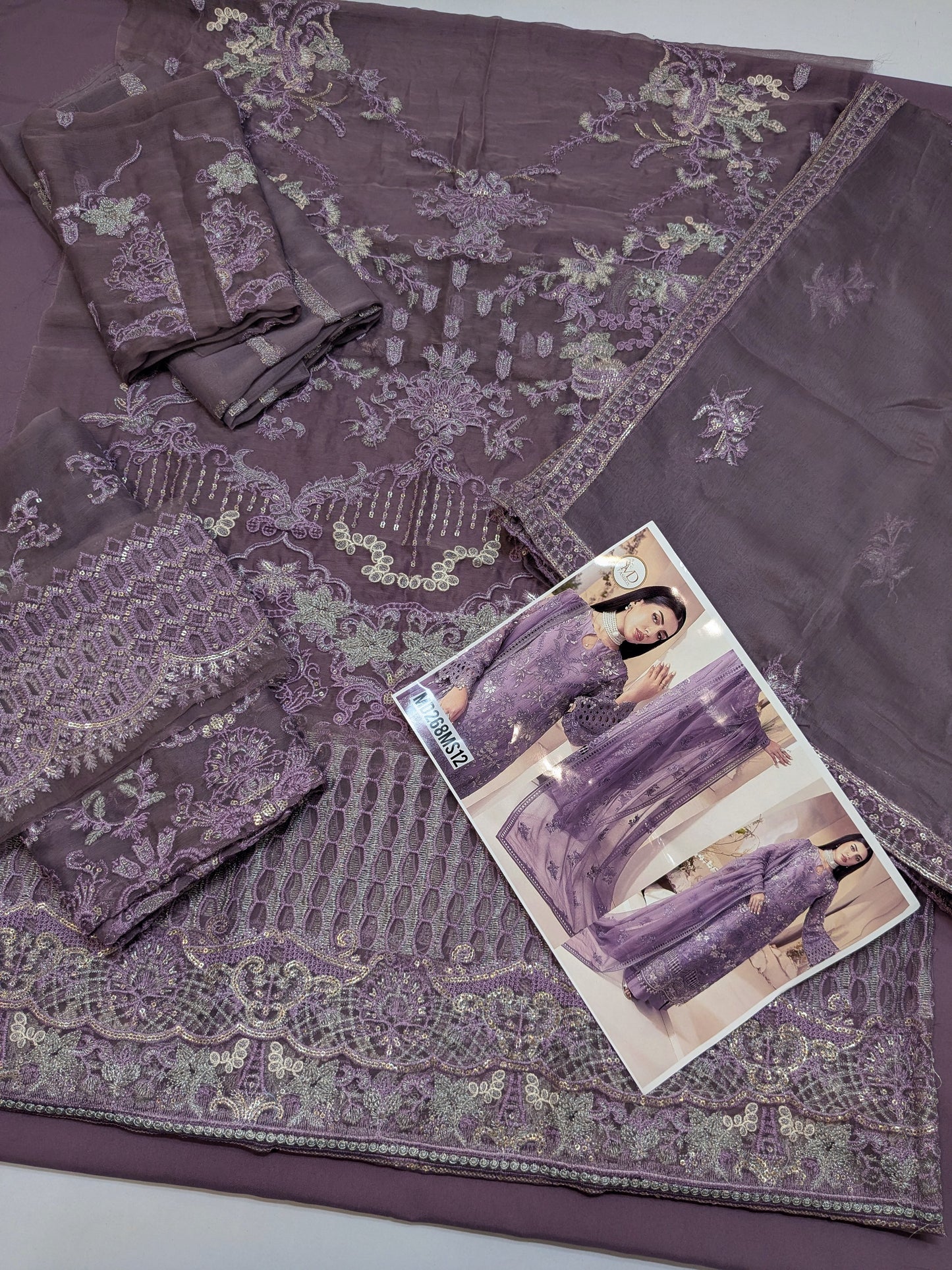 LAVISH INSPIRED CHIFFON EMBROIDERED LUXURIOUS