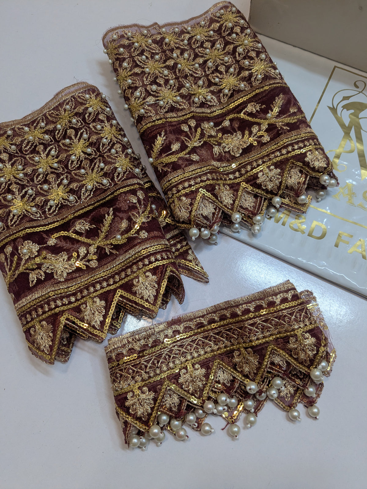 GULAAL INSPIRED VALENTINE CHIFFON EMBROIDERED