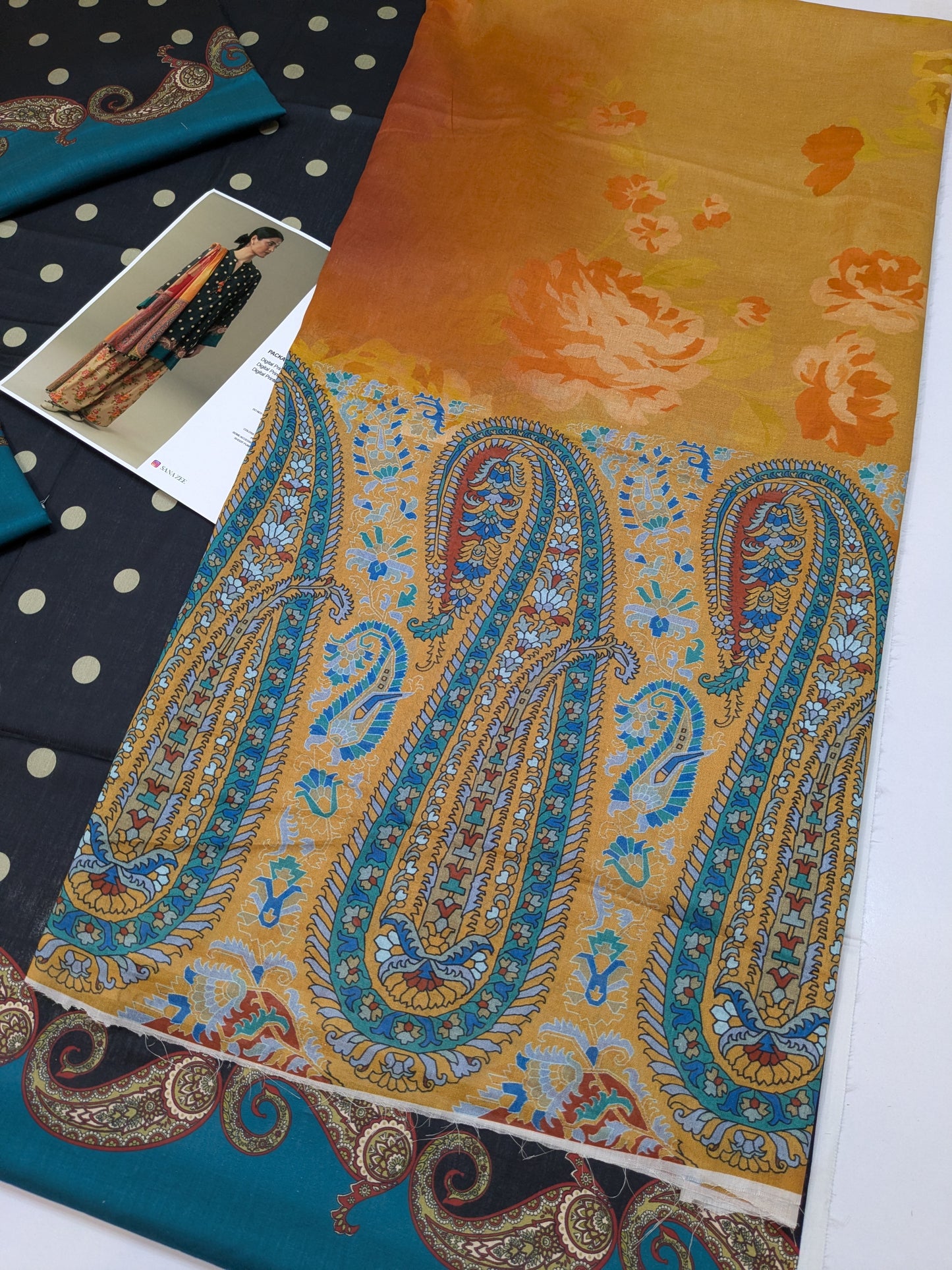 COCO BY ZARA SHAHJAHAN OAPER MOON DIGITAL PRINT LAWN DUPPATA