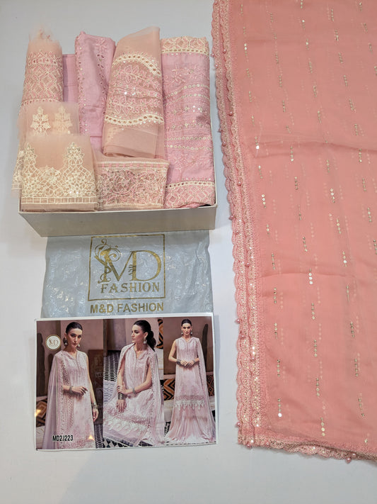 MARIA B LAWN CHIKENKARI LUXURY