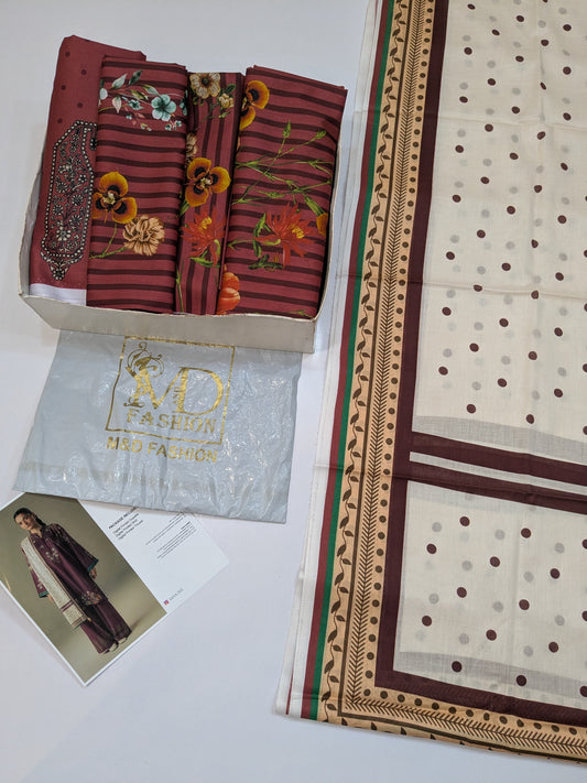 COCO BY ZARA SHAHJAHAN AMBER DAYS DIGITAL PRINT LAWN DUPPATA