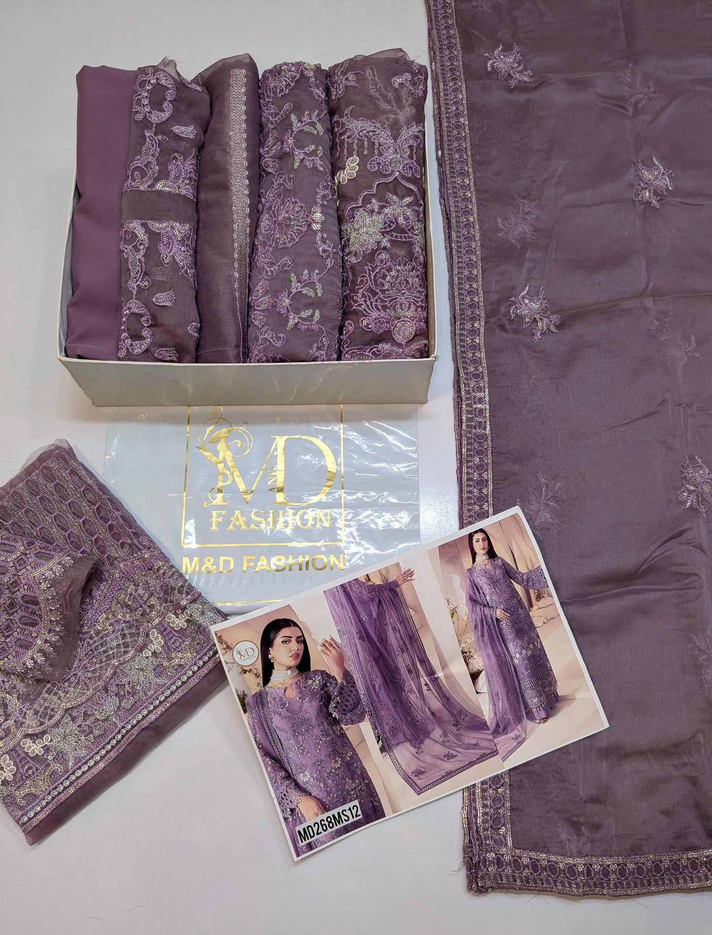 LAVISH INSPIRED CHIFFON EMBROIDERED LUXURIOUS