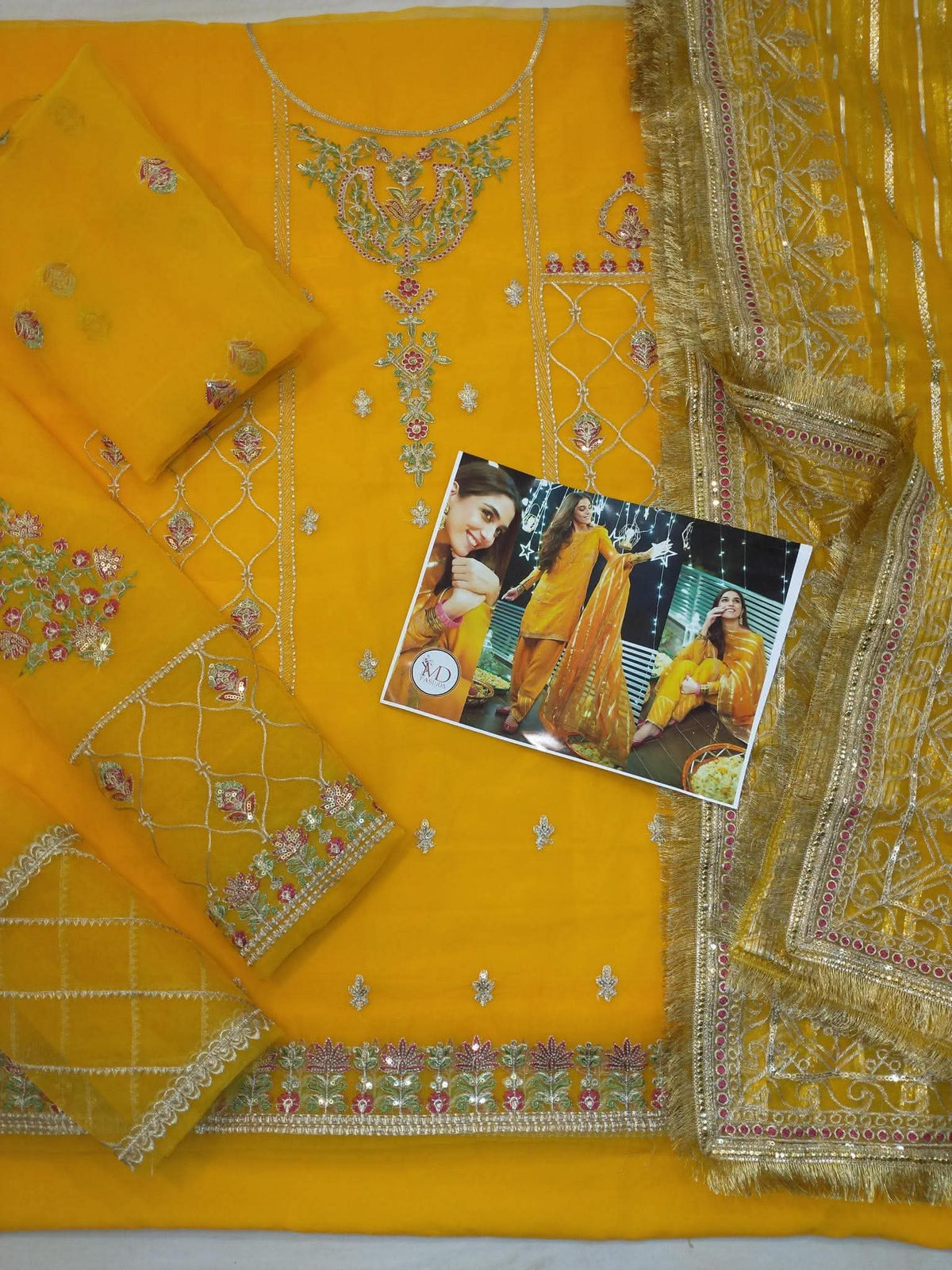 MAYA ALI HALDI MAYU YELLOW DRESS