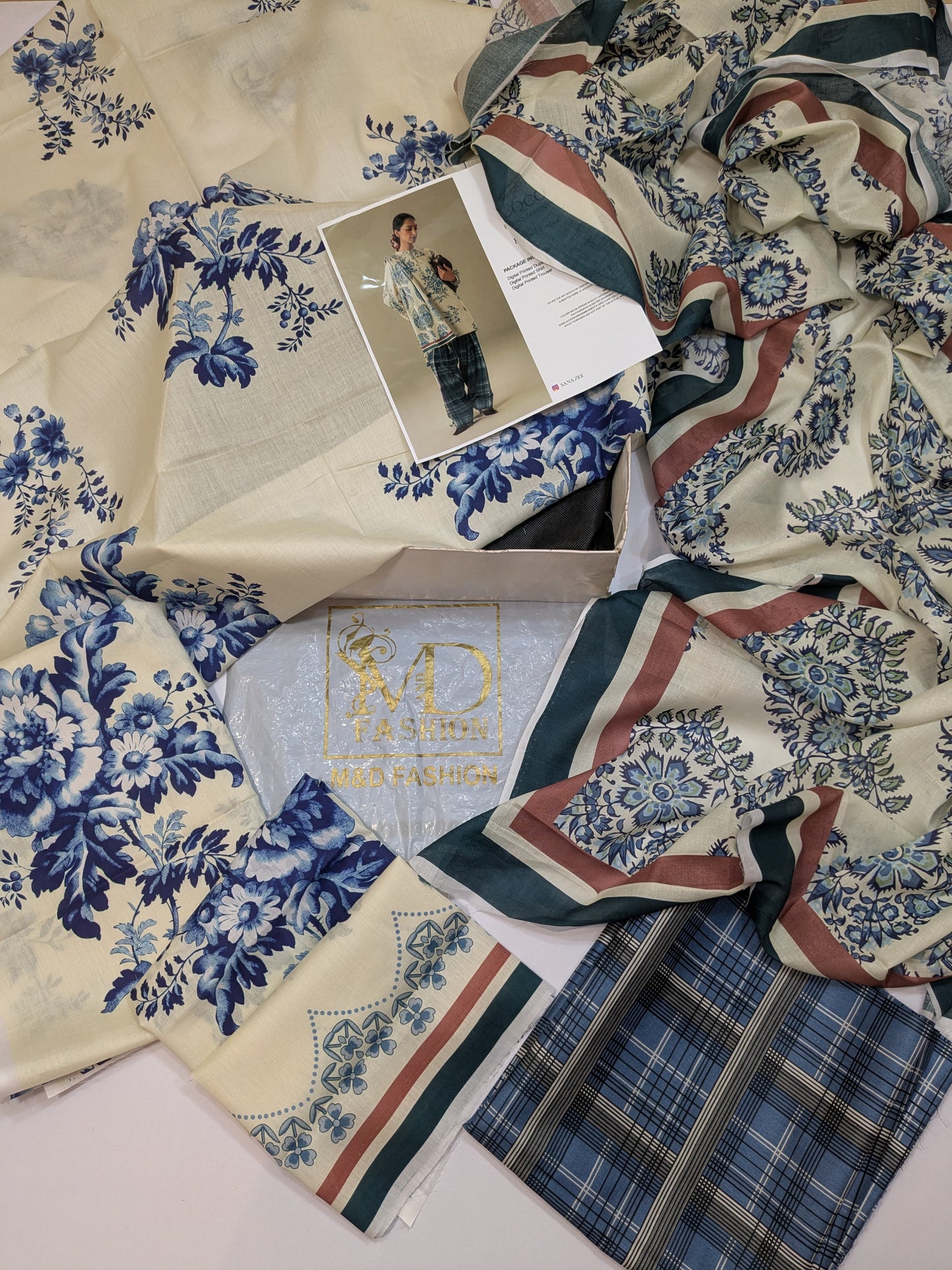 COCO BY ZARA SHAHJAHAN HUSHED DIGITAL PRINT LAWN DUPPATA