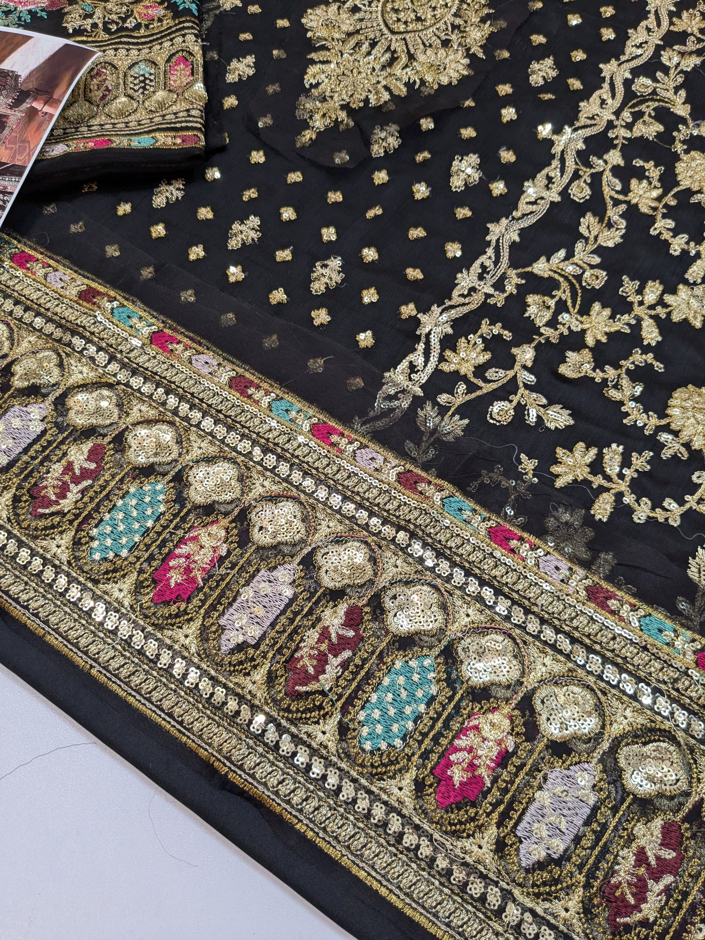 Charisma Maya Ali party wear embroidered