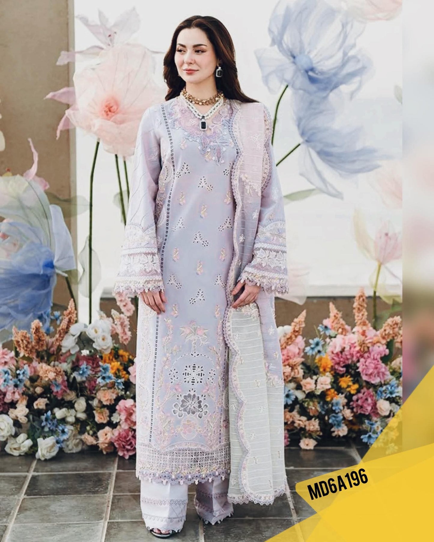 QALAMKAR EVELYN LUXURY EMBROIDERED LAWN