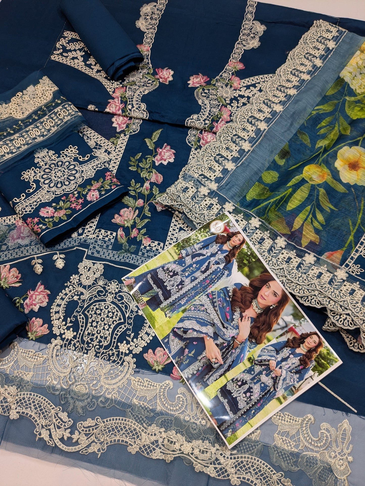 ELAF ELH ZIVA LUXURIOUS LAWN WITH PURE MONARK DUPPATA