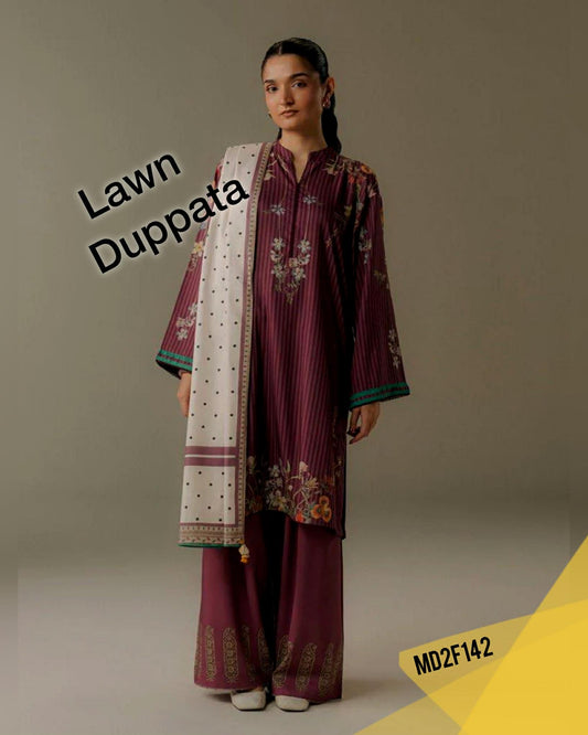 COCO BY ZARA SHAHJAHAN AMBER DAYS DIGITAL PRINT LAWN DUPPATA