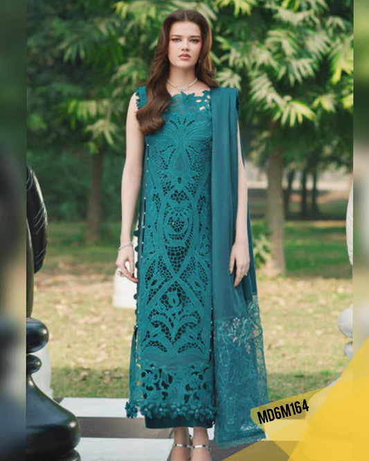 PARISHAY ZINC GREEN LUXURIOUS LAWN LACER WORK