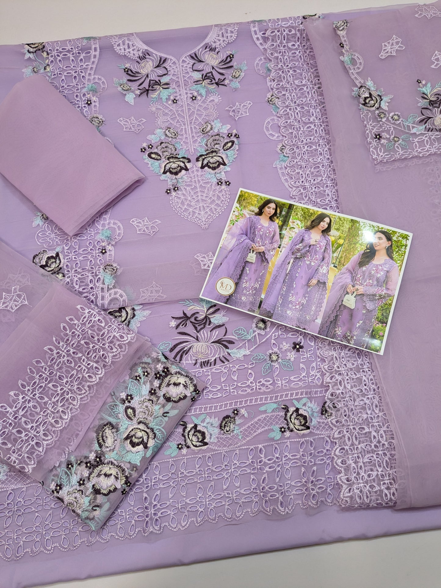 ANEELA LILAC PURPLE SEMI FORMAL