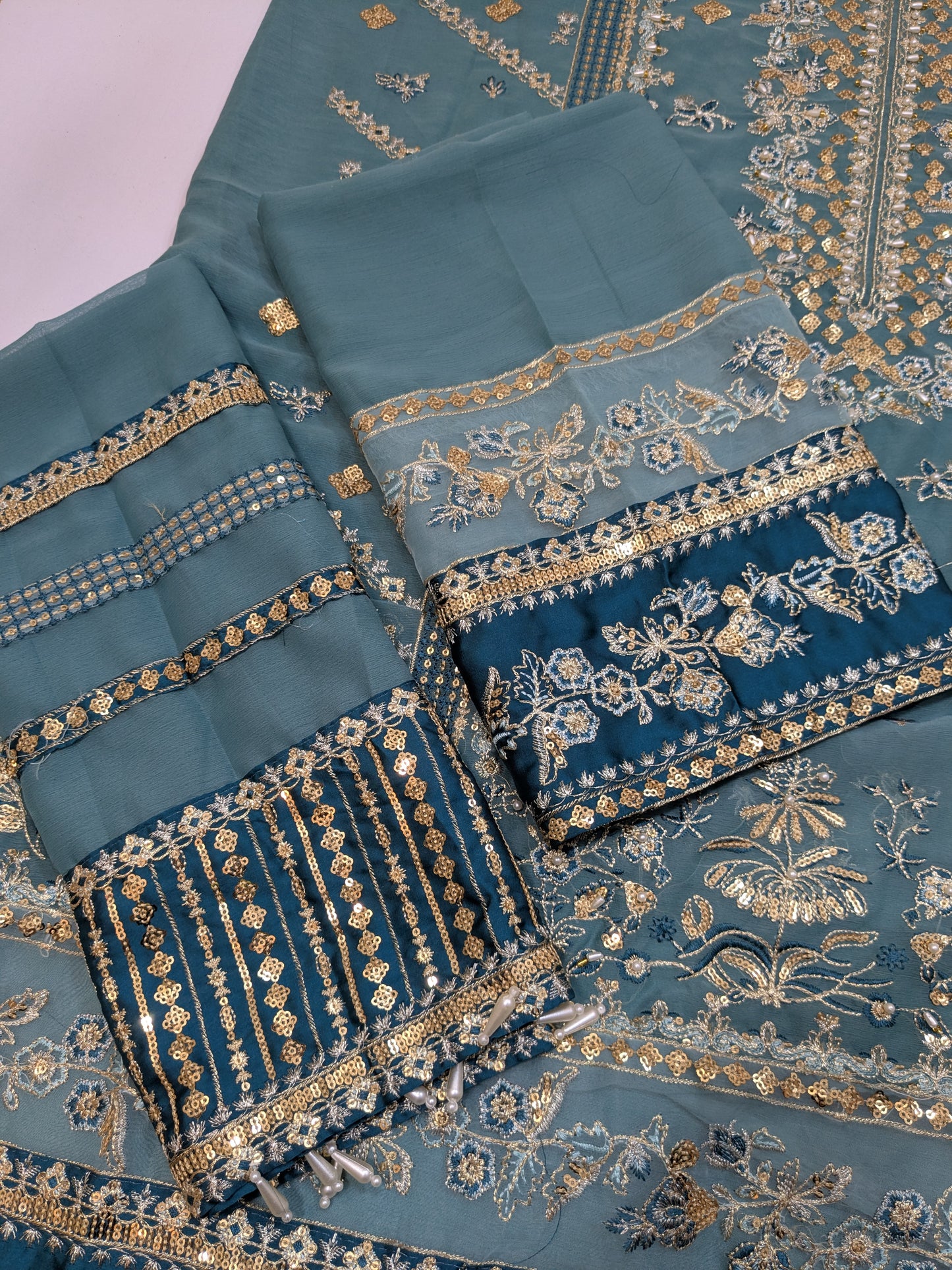 CHARIZMA DASTAN E JASHAN CHIFFON 3pcs UNSTITCHED