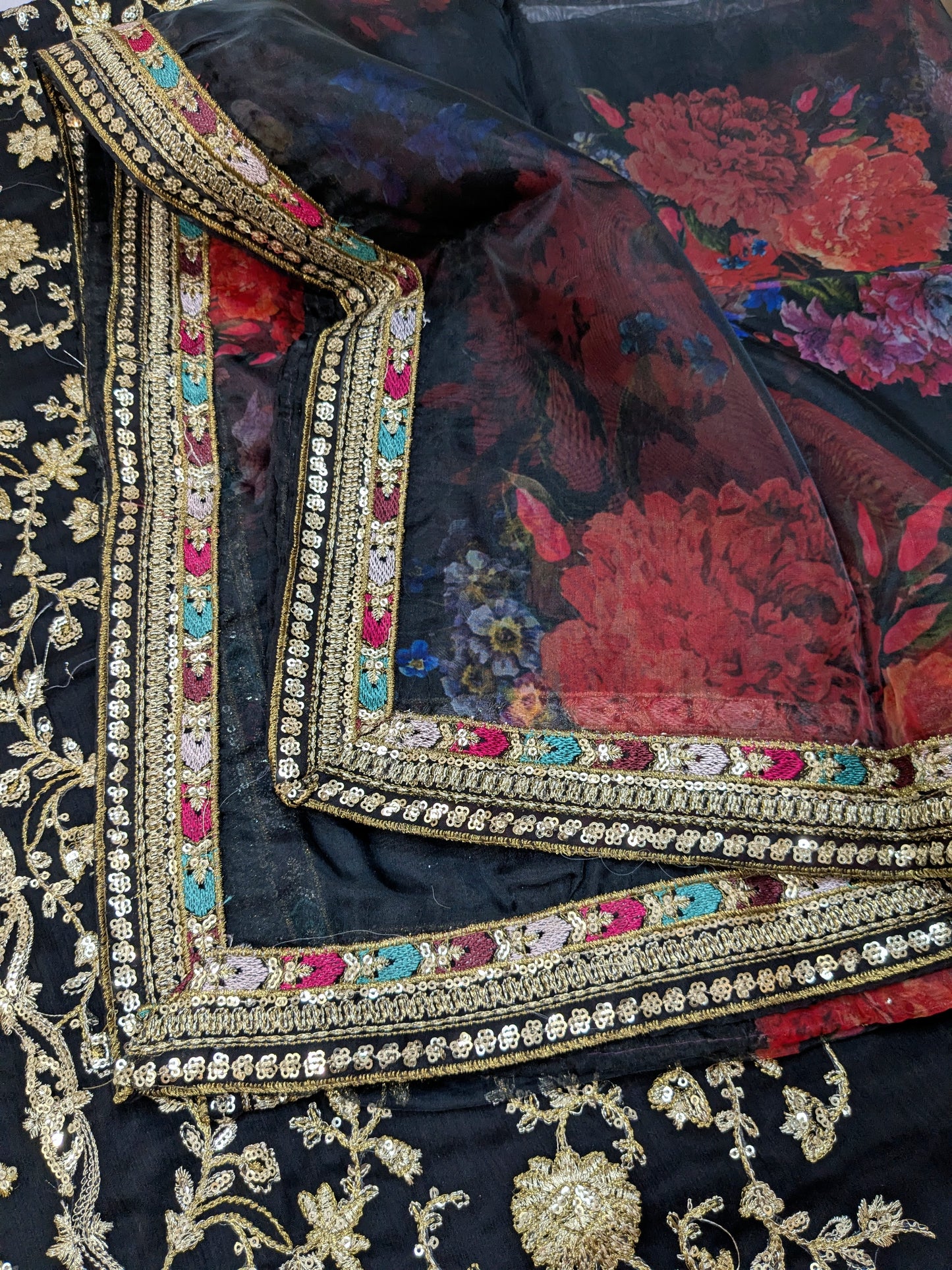 Charisma Maya Ali party wear embroidered