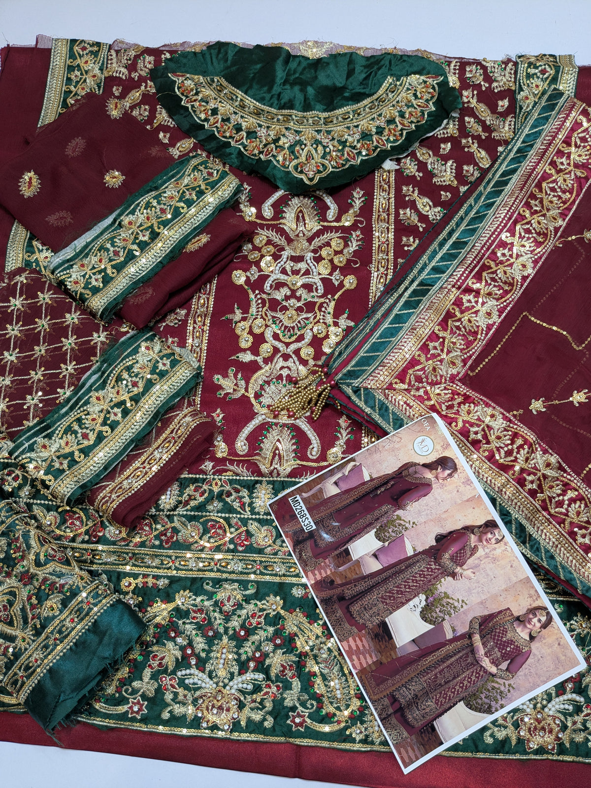ASIM JOFA INSPIRED YUMNA CHIFFON EMBROIDERED