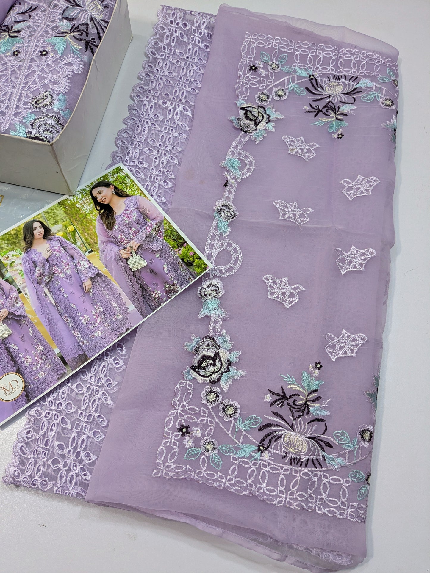 ANEELA LILAC PURPLE SEMI FORMAL
