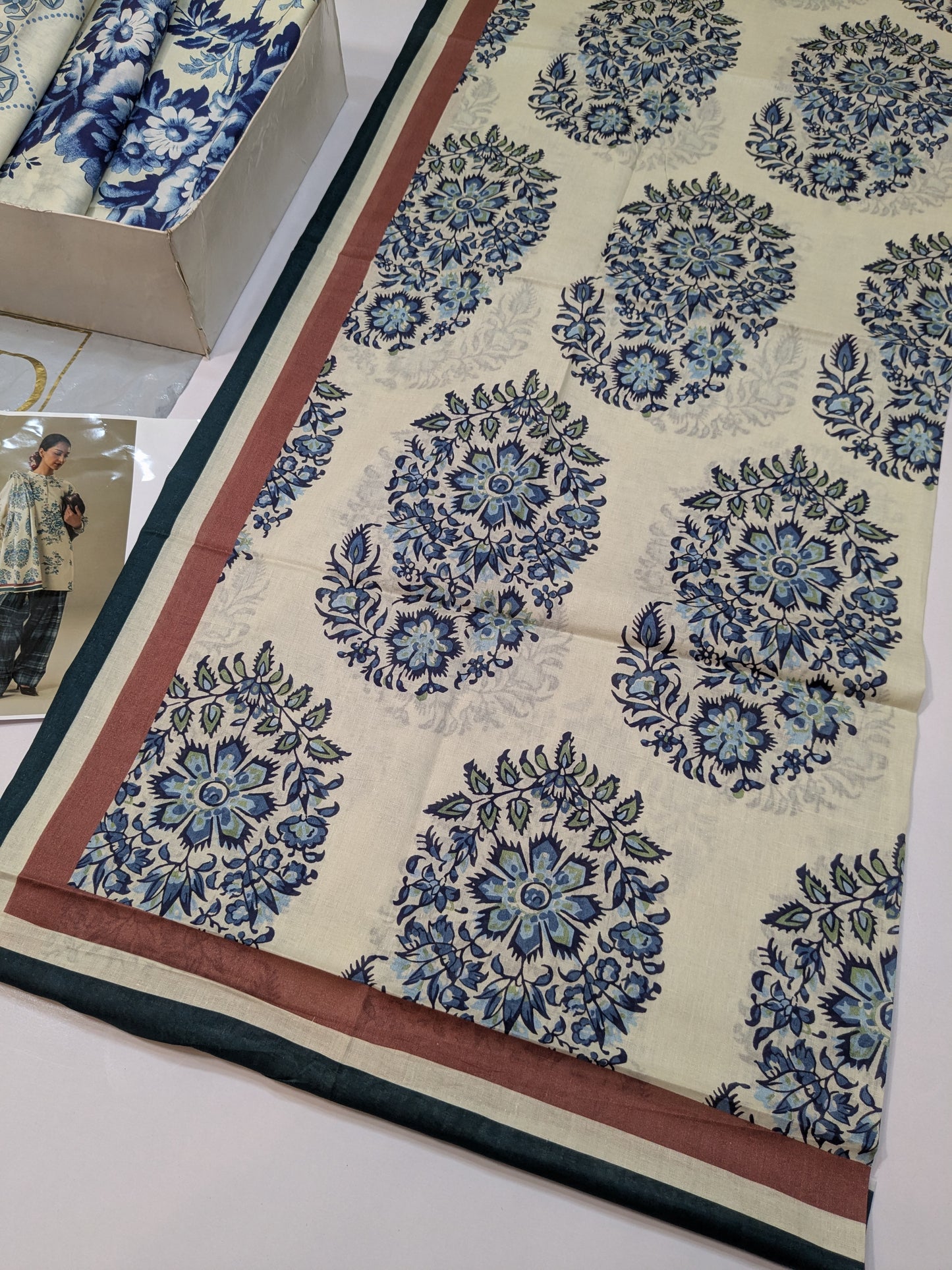 COCO BY ZARA SHAHJAHAN HUSHED DIGITAL PRINT LAWN DUPPATA