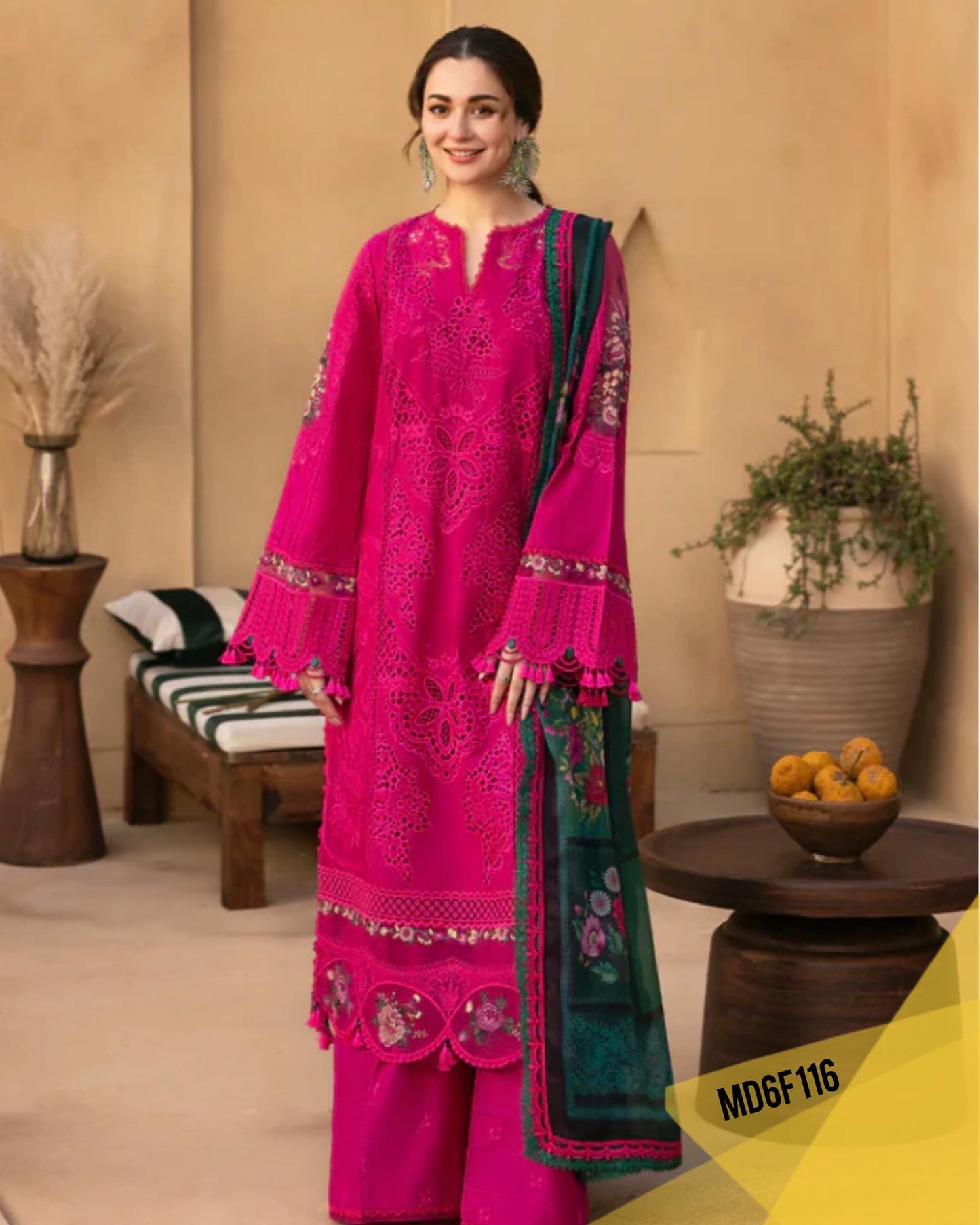 SAIRA RIZWAN HANIA CHIKENKARI EMBROIDERED LAWN