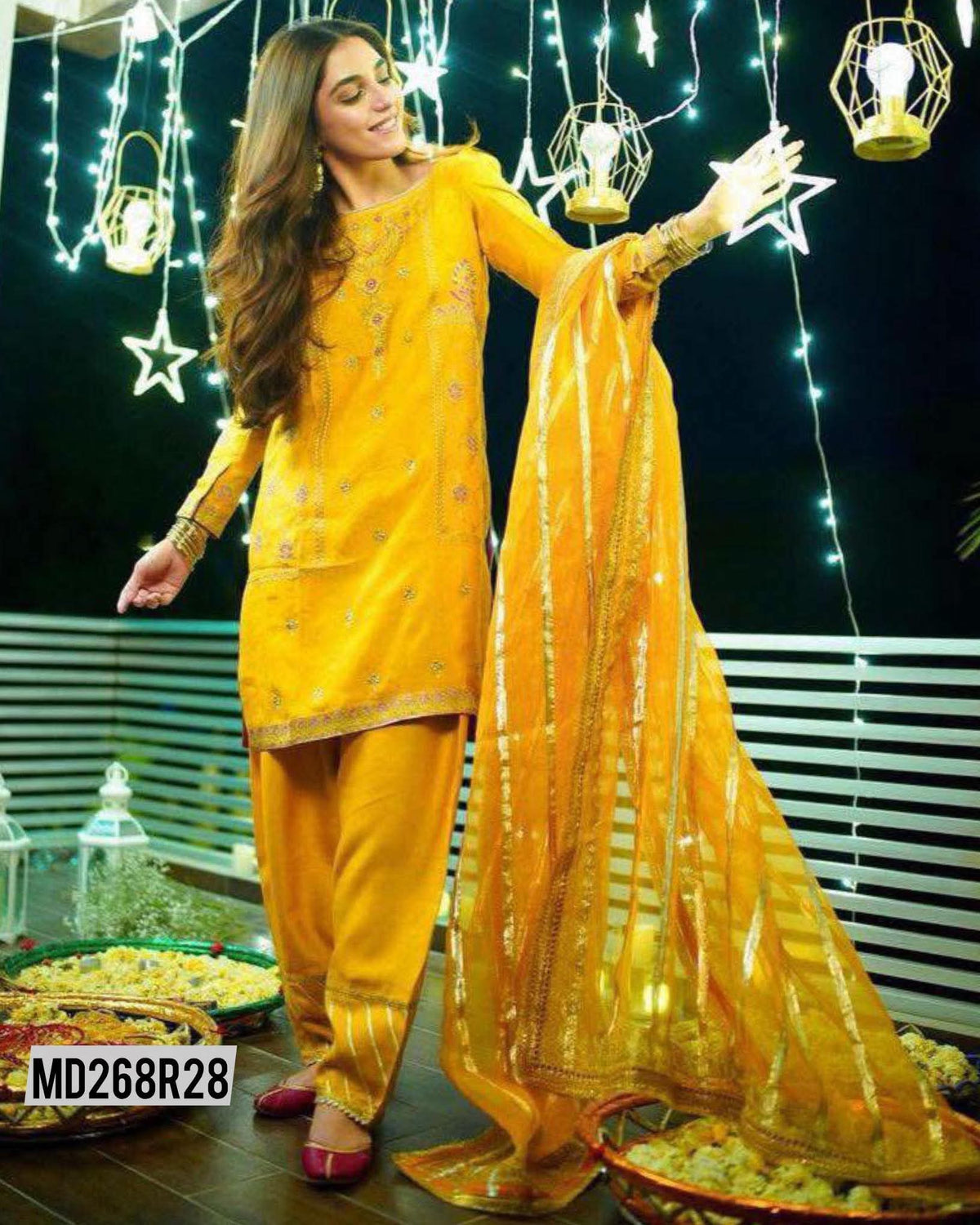 MAYA ALI HALDI MAYU YELLOW DRESS