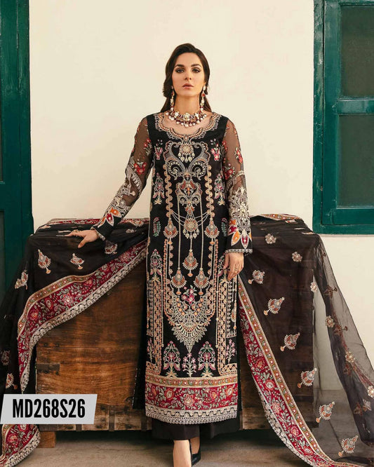 AKBAR ASLAM INSPIRED PREMIUM CHIFFON FORMAL WEAR