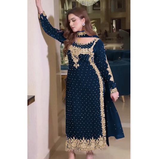 Aneelas zinc Luxurious wedding wear velvet