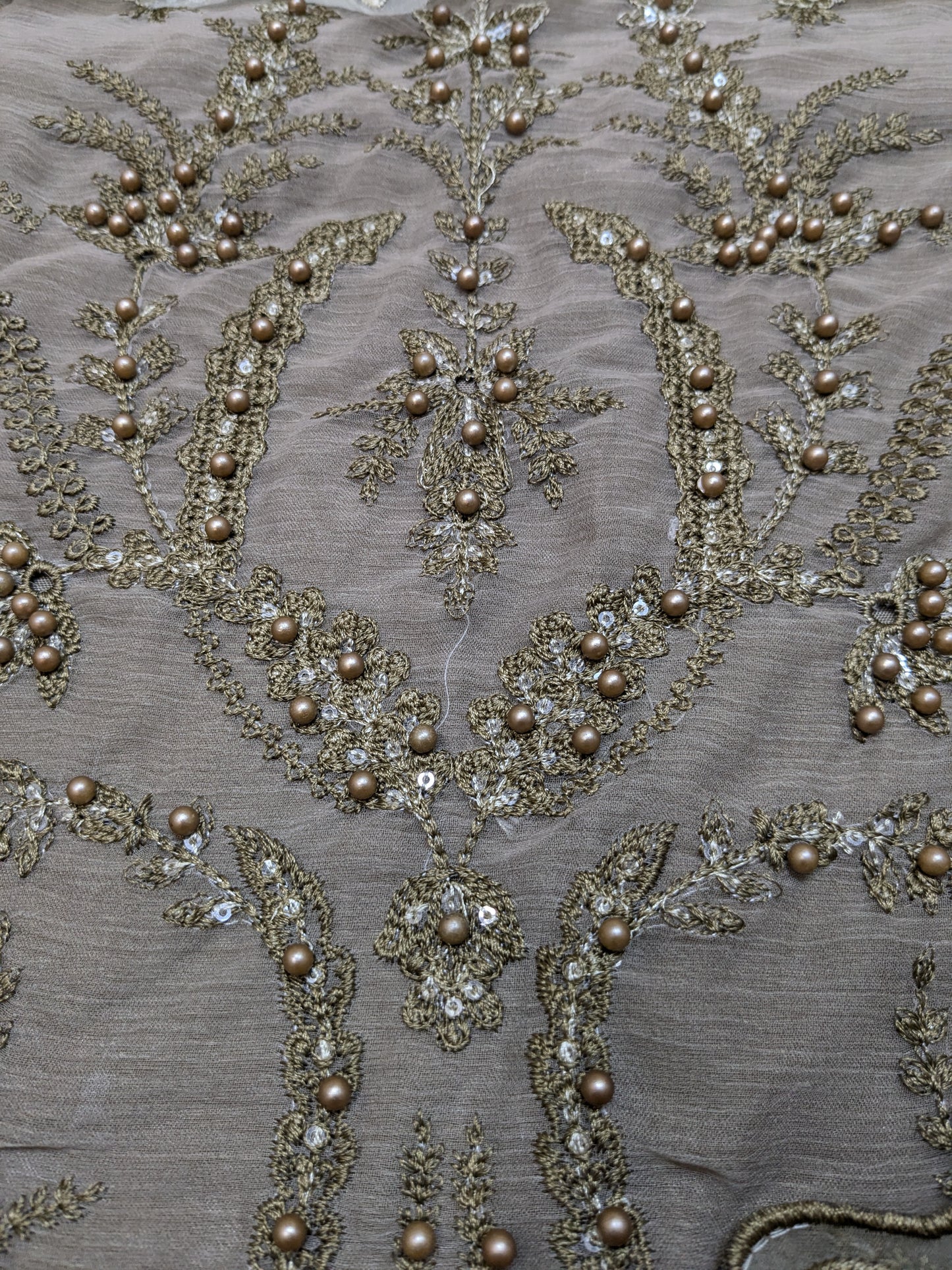 MARIA B TYE DYE CHIFFON LUXURY EMBROIDERED