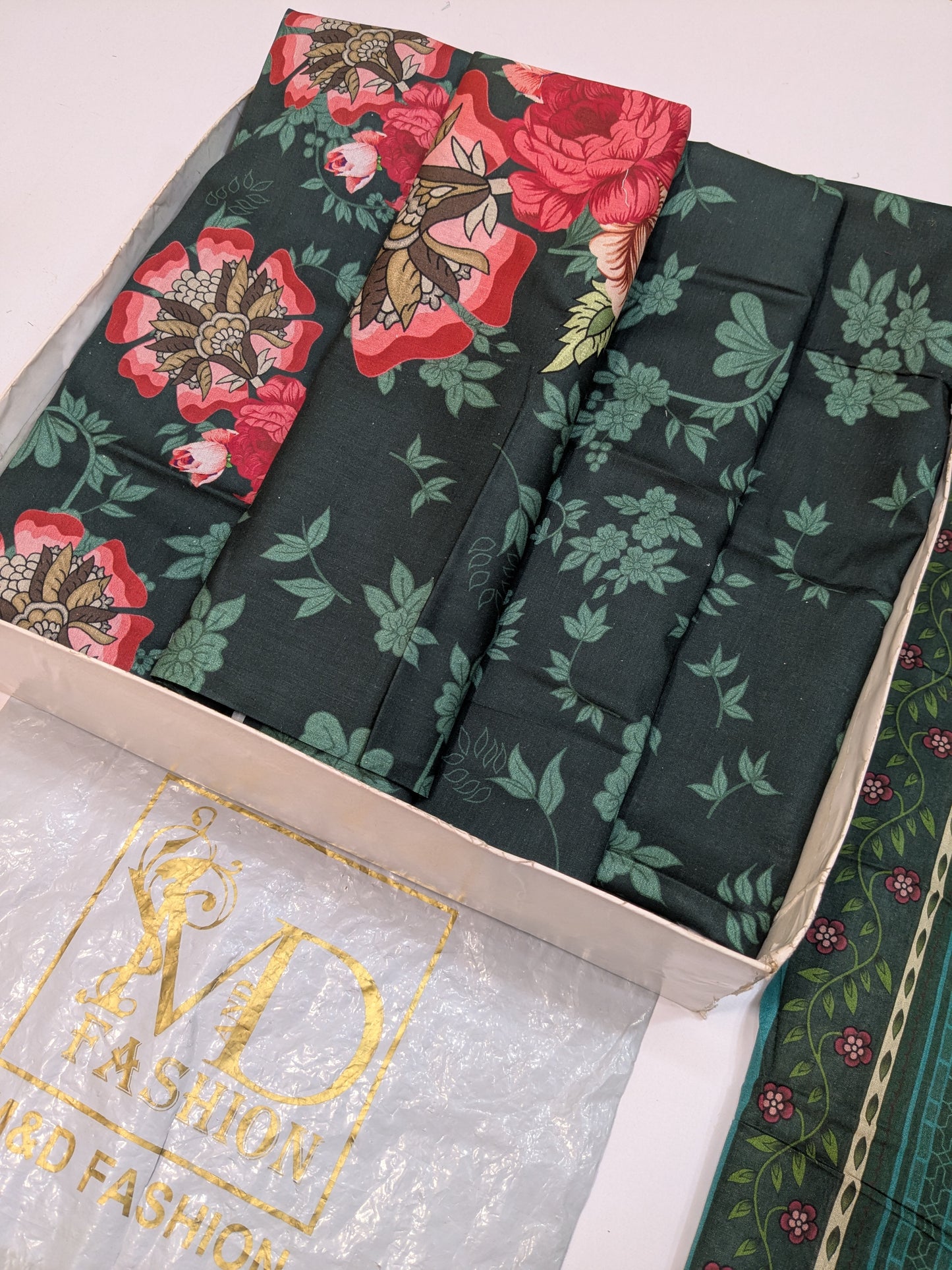 COCO BY ZARA SHAHJAHAN WILD FERN DIGITAL PRINT LAWN DUPPATA