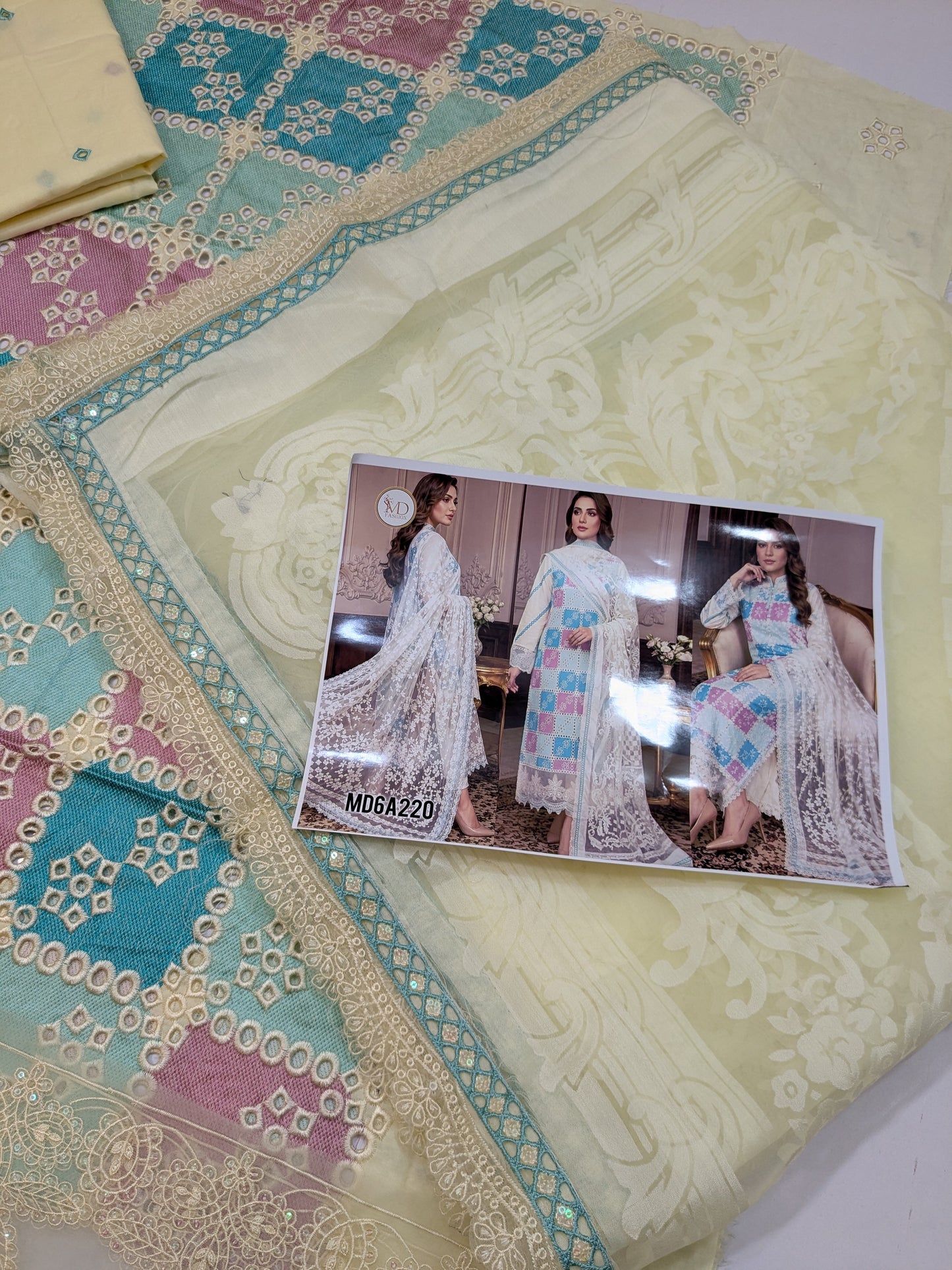 KHUAWB COLLECTION LUXURIES CHIKENKARI LAWN