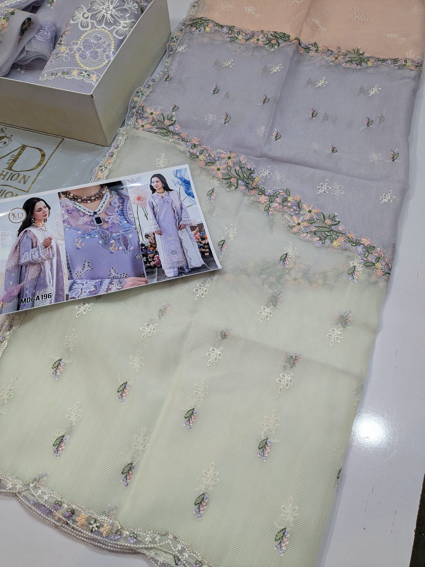 QALAMKAR EVELYN LUXURY EMBROIDERED LAWN