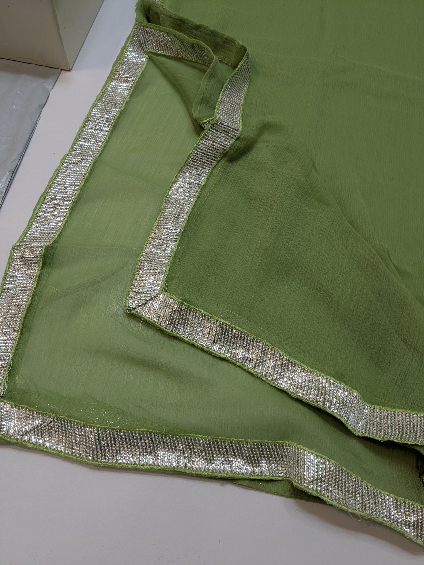 LULUSAR INSPIRED PISTACHIO  CHIFFON FORMAL