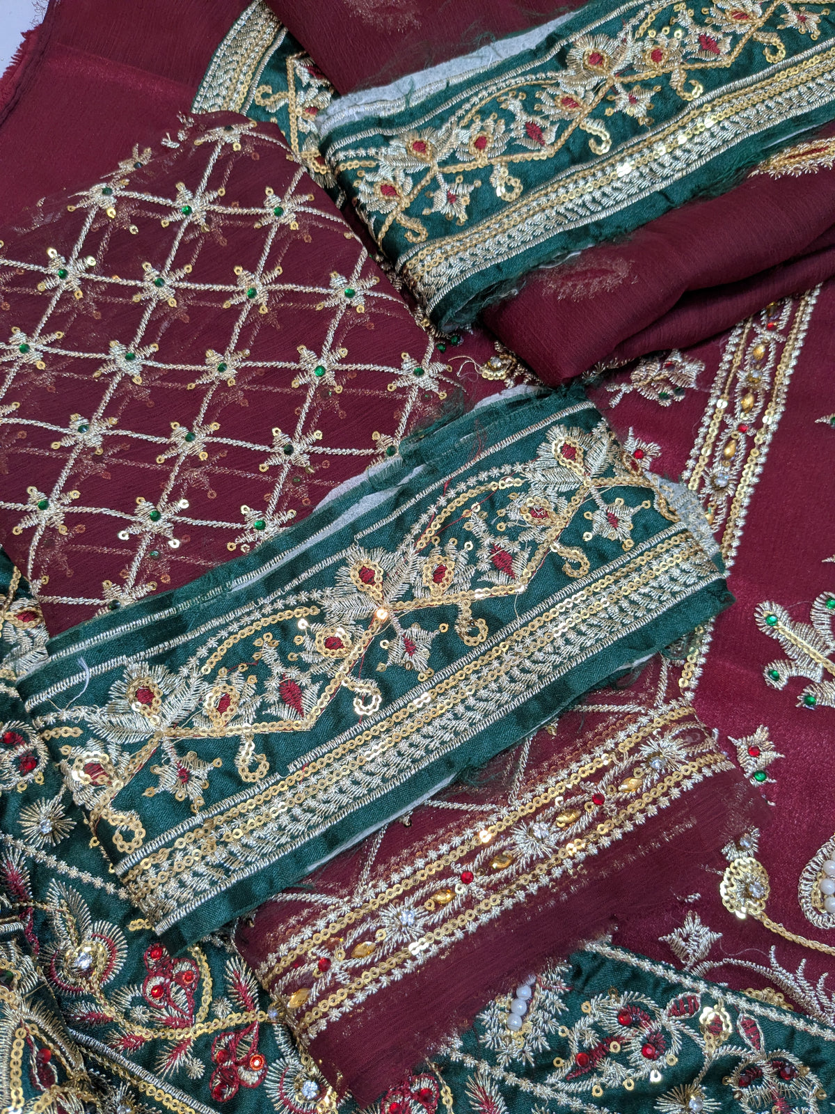 ASIM JOFA INSPIRED YUMNA CHIFFON EMBROIDERED
